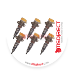 10R1306 (3126) - Set of Premium Reman Diesel Injectors - 6 Injectors Set - $1,200.00+$900.00 Core Free Shipping in all orders